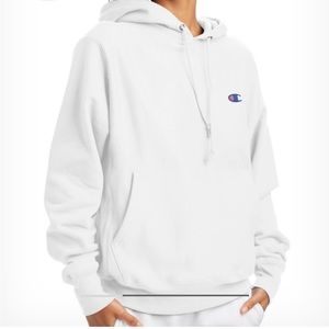 White champion hoodie